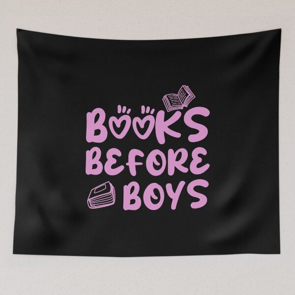 Item preview, Funny Books before boys for bookish girls designed and sold by shmodev.