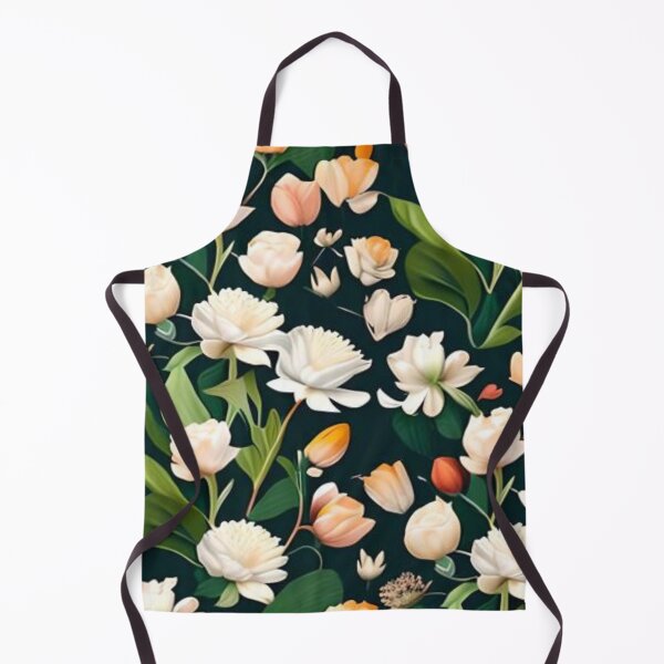 Item preview, Green garden of white lilies designed and sold by Cutiespattern.