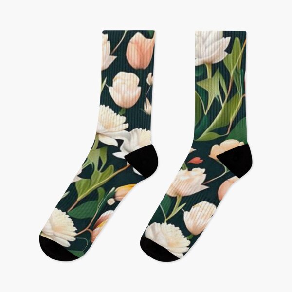 Item preview, Green garden of white lilies  designed and sold by Cutiespattern.