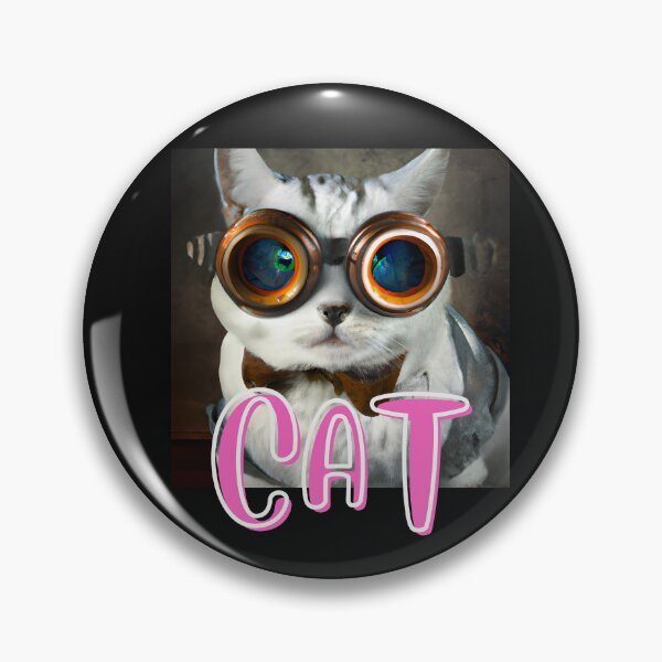 Item preview,  cat daddy black cat vintage eighties style cat retro images designed and sold by starfishstuff.