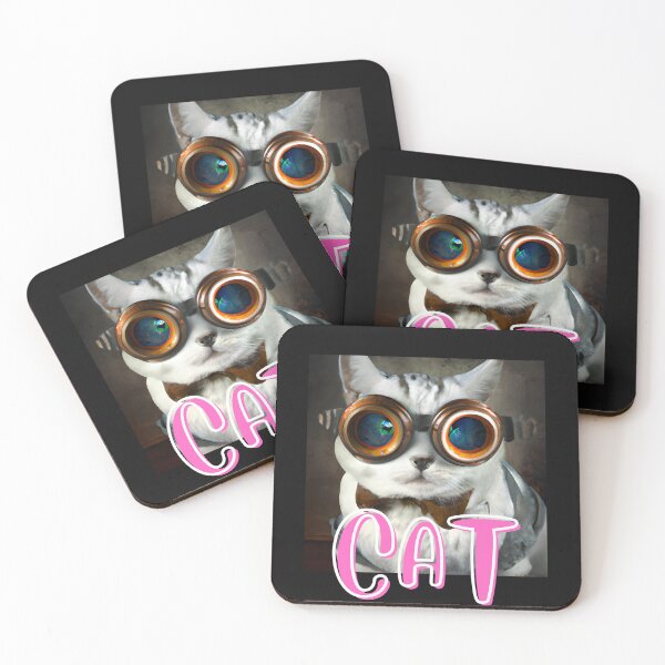 Item preview,  cat daddy black cat vintage eighties style cat retro images designed and sold by starfishstuff.