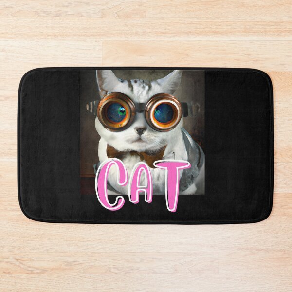 Item preview,  cat daddy black cat vintage eighties style cat retro images designed and sold by starfishstuff.