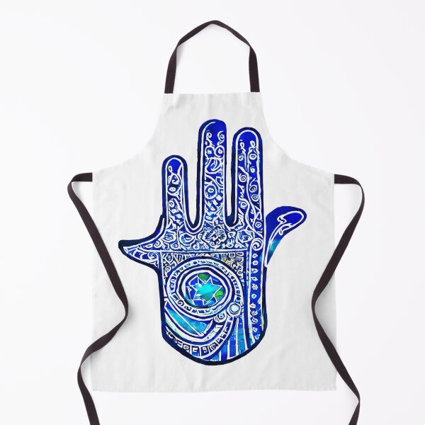 Artikelvorschau, Blaue Hamsa-Hand entworfen und verkauft von Yossi Aharon.
