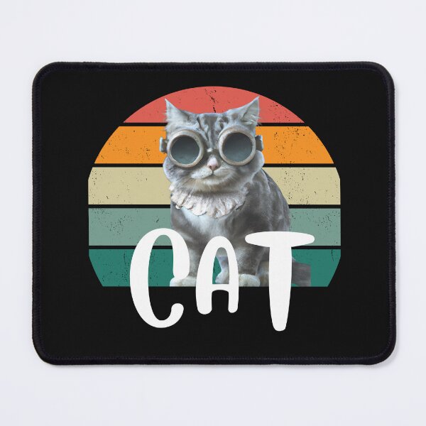 Item preview, cat daddy black cat vintage eighties style cat retro images designed and sold by starfishstuff.