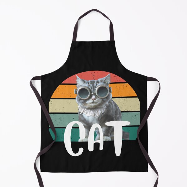 Item preview, cat daddy black cat vintage eighties style cat retro images designed and sold by starfishstuff.