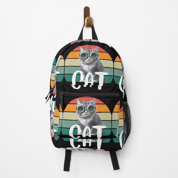 Item preview, cat daddy black cat vintage eighties style cat retro images designed and sold by starfishstuff.