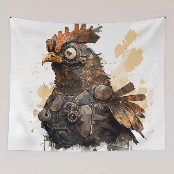 Item preview, Steampunk Animals - Mechanical Chicken #5 designed and sold by MindAsylum.