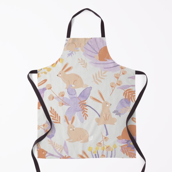 Item preview, Hoppy Cute Bunnies Easter Rabbit Seamless Pattern / Happy Easter Day Bunny Rabits designed and sold by haRexia.