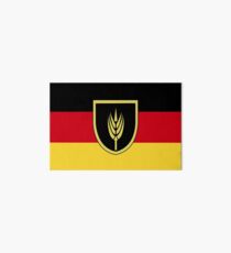 Flag of Volga Germans Art Board
