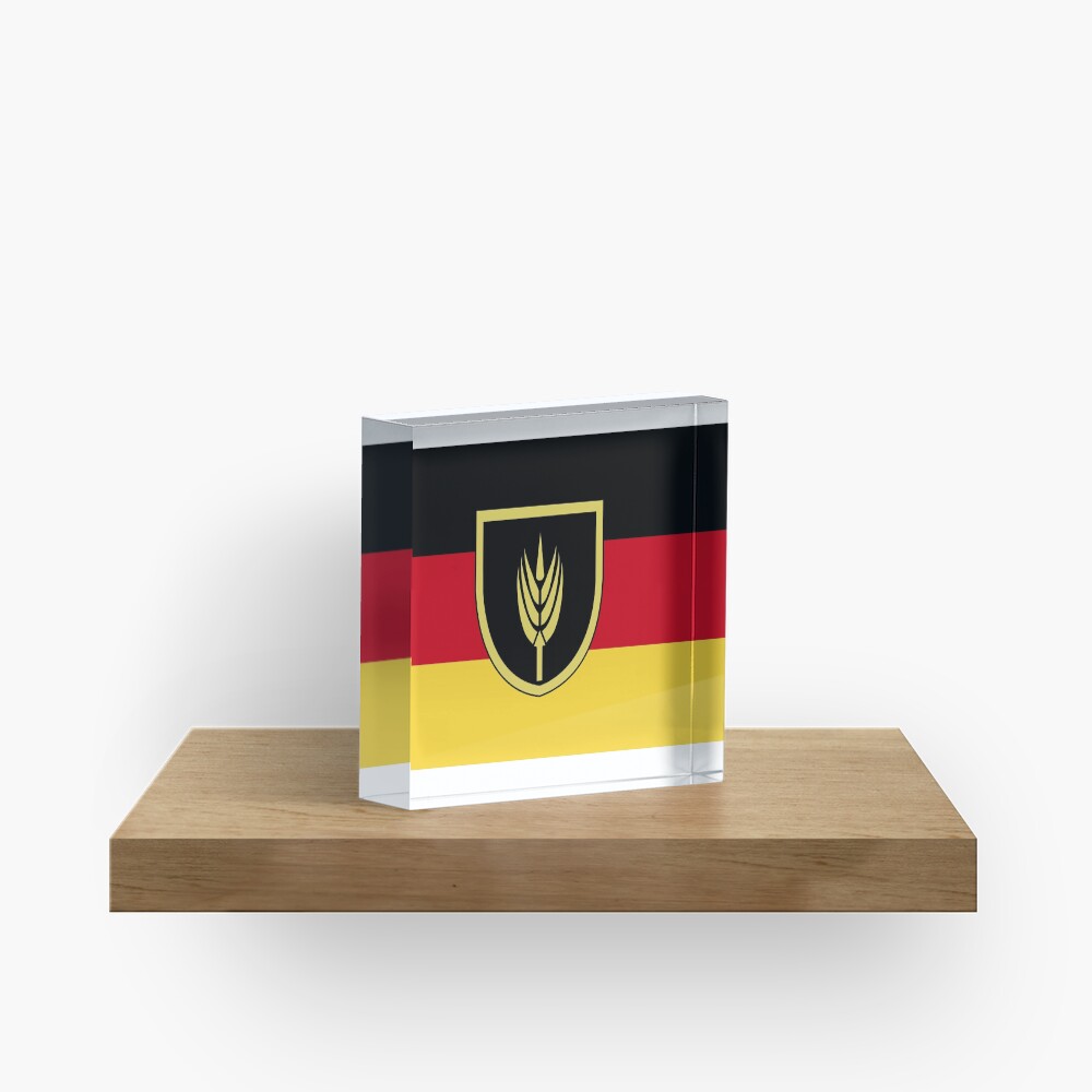 Flag of Volga Germans Acrylic Block