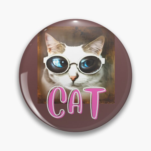 Item preview,   cat daddy black cat vintage eighties style cat retro images designed and sold by starfishstuff.