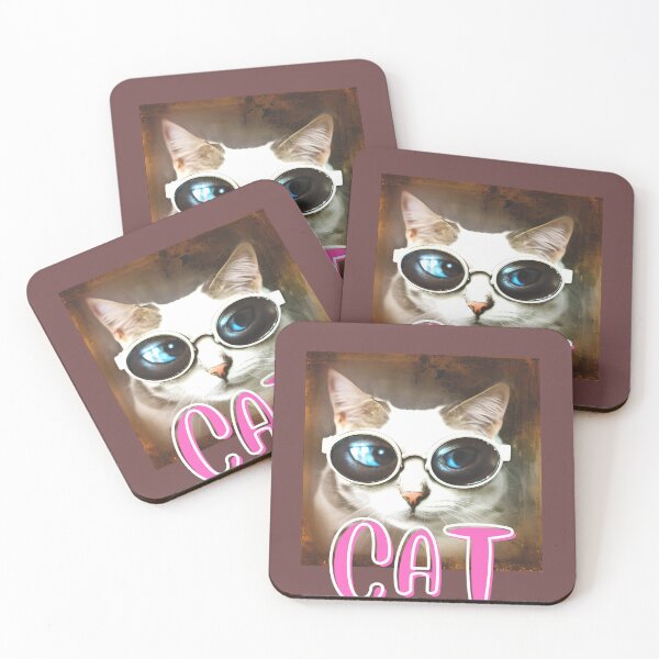 Item preview,   cat daddy black cat vintage eighties style cat retro images designed and sold by starfishstuff.