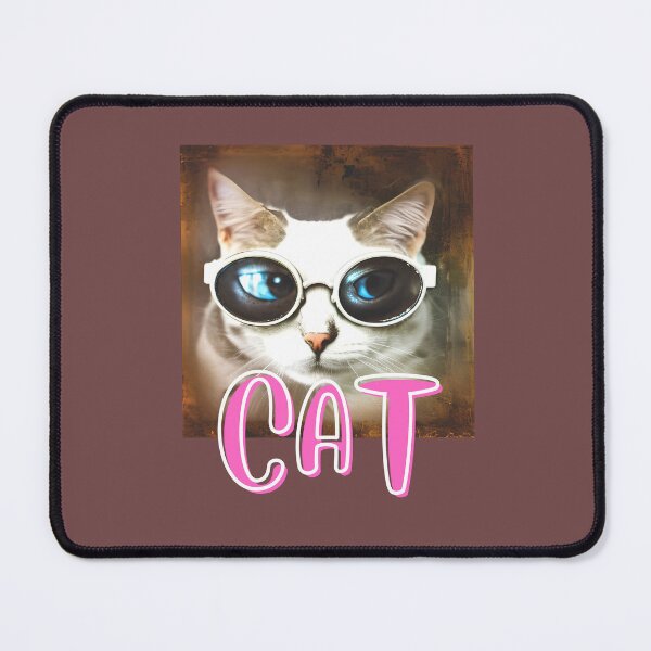 Item preview, cat daddy black cat vintage eighties style cat retro images designed and sold by starfishstuff.