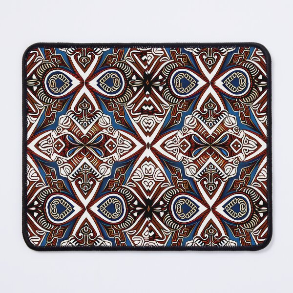 Item preview, Silver Star Polynesian repeated pattern designed and sold by AstraNovaStudio.
