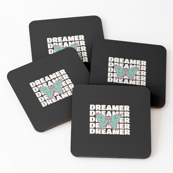 Item preview, Dreamer Butterfly Typography Quote designed and sold by thedazzlingmonk.
