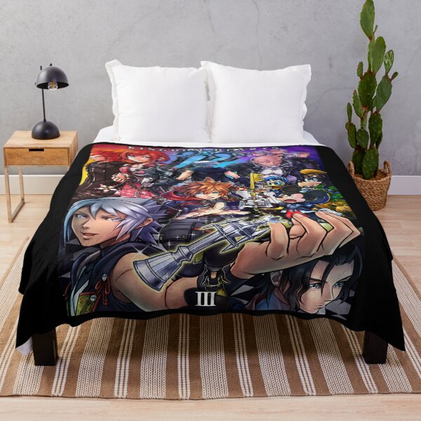 Kingdom Hearts Throw Blankets for Sale | Redbubble
