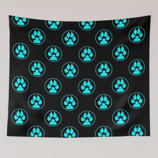 Item preview, blue dog paws designed and sold by andrew JOHNSEN.