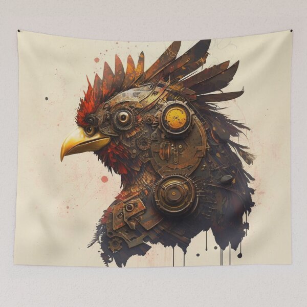 Item preview, Steampunk Animals - Mechanical Chicken #9 designed and sold by MindAsylum.