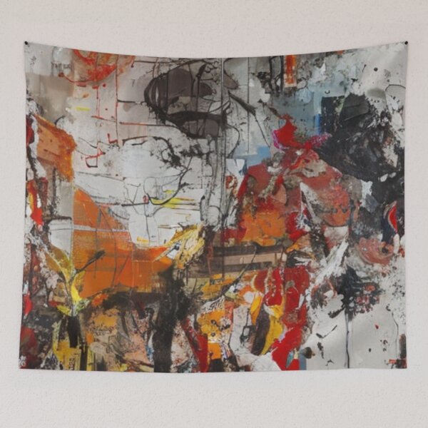 Item preview, Expressive Collage Art: A Fusion of Neoclassical and Modern Techniques designed and sold by ArtazaBazaar.