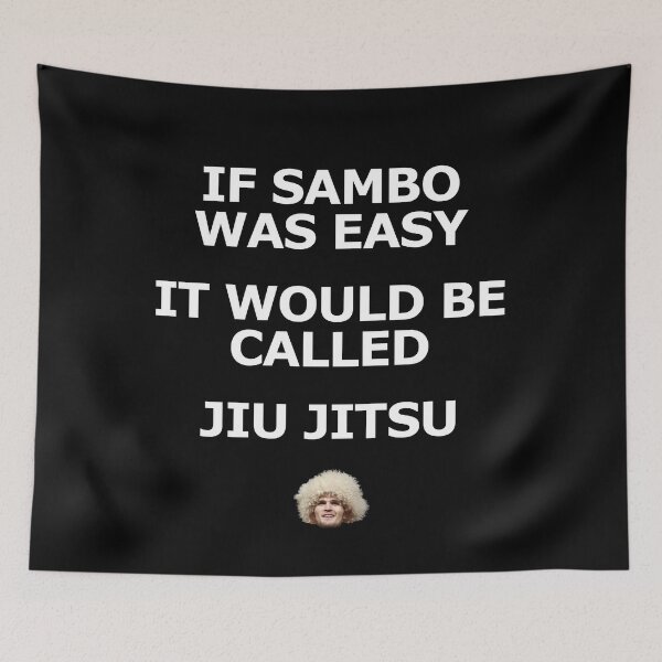 Item preview, Khabib: If Sambo Was Easy It Would Be Called Jiu Jitsu designed and sold by Combat Design.