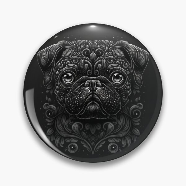 Item preview, Day of the Pug - Sugar Skull Design designed and sold by StitchCreations.