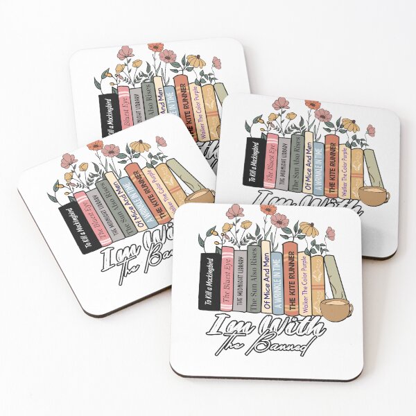 Item preview, I'm with The Banned Books I Read Banned Books Lovers Library designed and sold by Stuffspot.