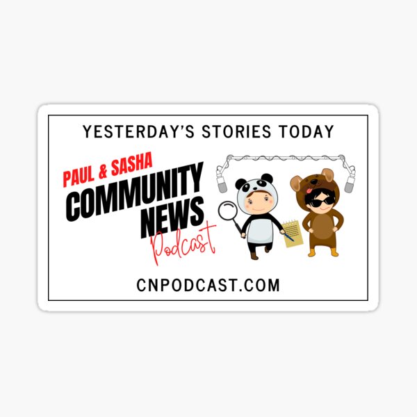  Furry Logo Community News Podcast with Paul and Sasha Fan Gear Sticker