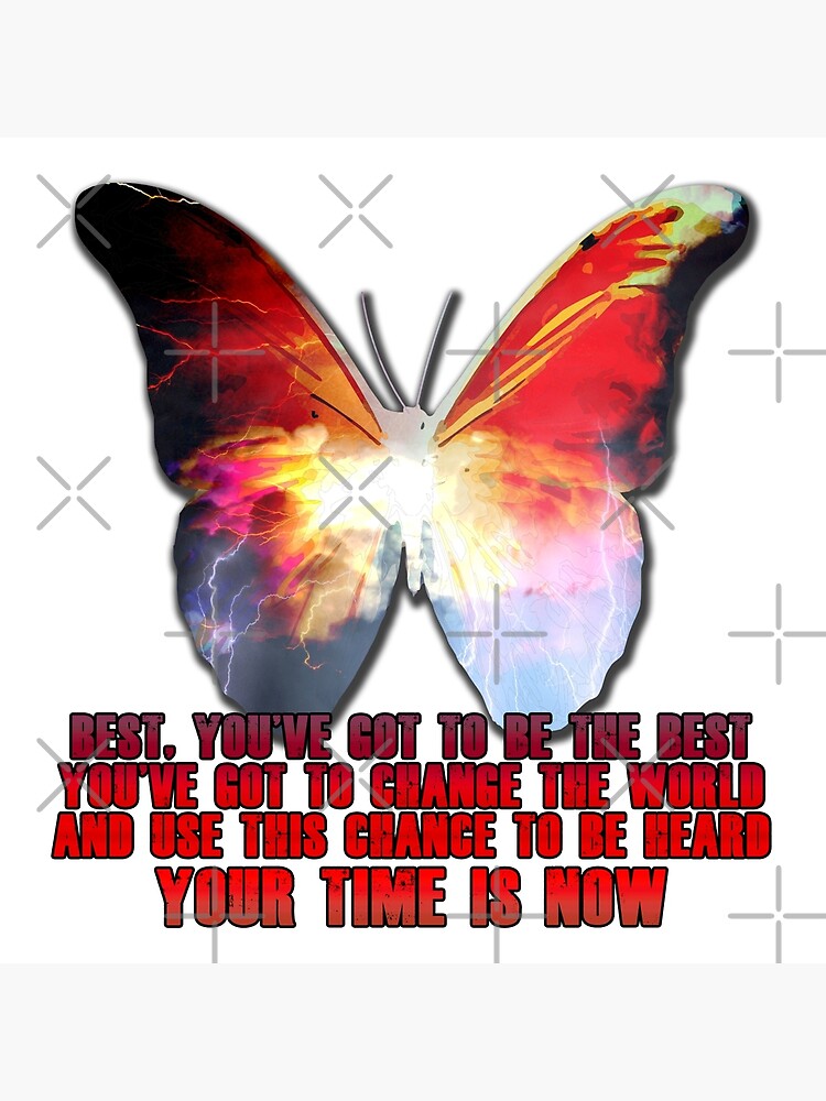 "Muse Butterflies and hurricane" Poster by clad63 Redbubble