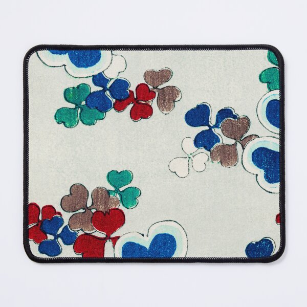 Item preview, Clover Dreams Pattern: Kacho-ga Art by Watanabe Seitei, Japanese designed and sold by EmeraldeaArt.