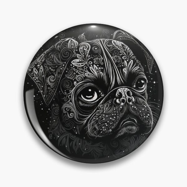 Item preview, Day of the Pug - Sugar Skull Design designed and sold by StitchCreations.