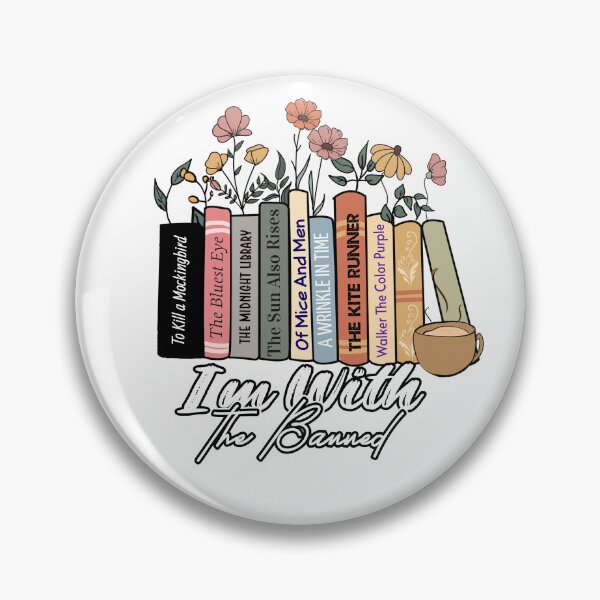 Item preview, I'm with The Banned Books I Read Banned Books Lovers Library designed and sold by Stuffspot.