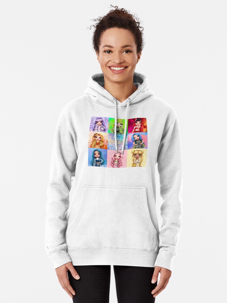 Girls rainbow outlet hoodie