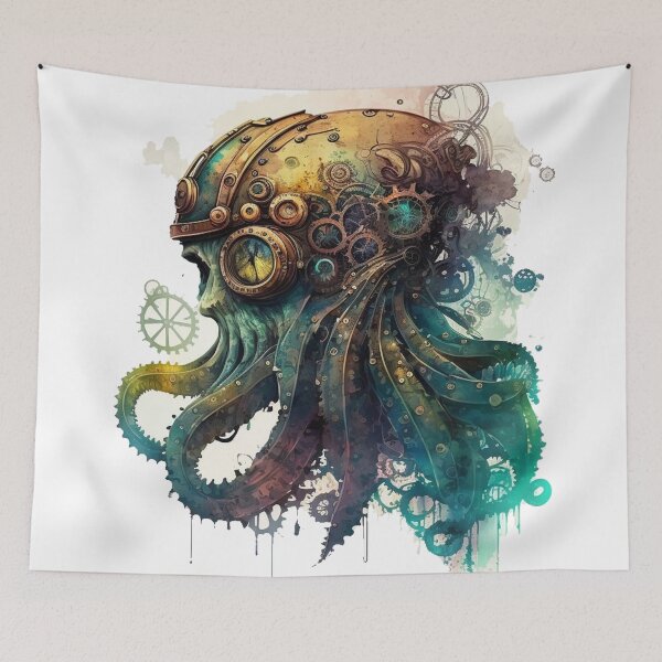 Item preview, Steampunk Animals - Mechanical Octopus designed and sold by MindAsylum.