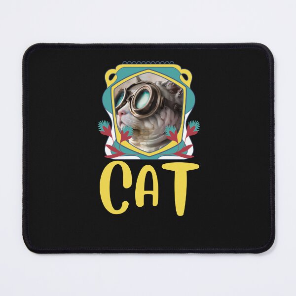 Item preview, cat daddy black cat vintage eighties style cat retro images designed and sold by starfishstuff.