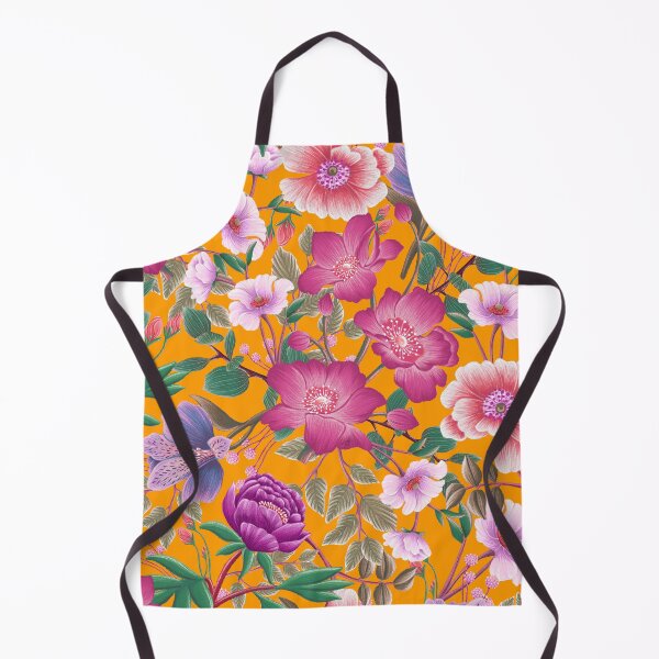 Item preview, Floral garden in pink tone with yellow palate designed and sold by Kaushlydraw.