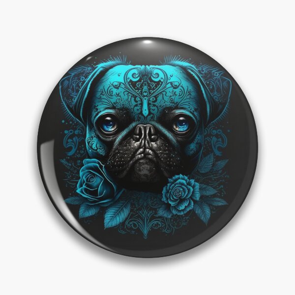 Item preview, Day of the Pug - Sugar Skull Design designed and sold by StitchCreations.