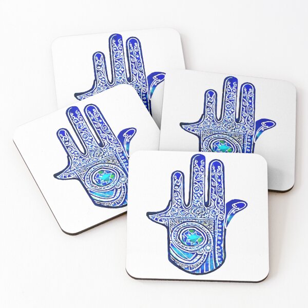Item preview, Blue Hamsa Hand designed and sold by Yossi Aharon.