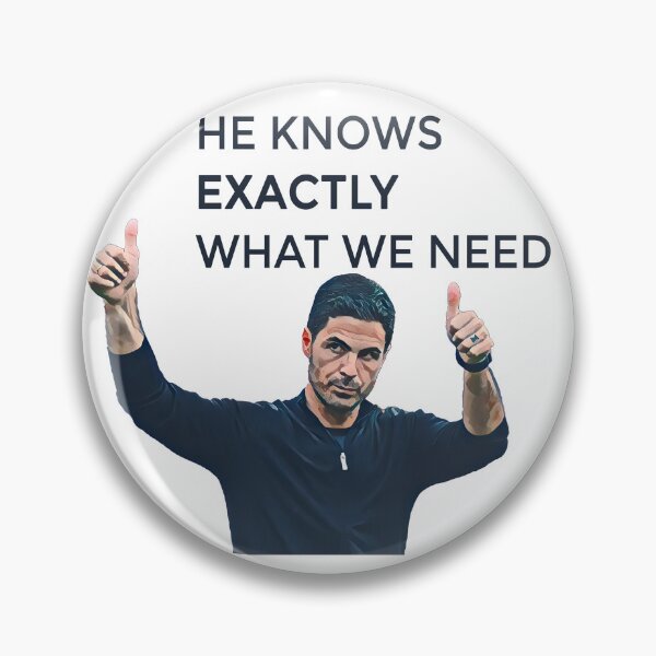 Item preview, Arteta - He Knows Exactly What We Need designed and sold by mebyme.
