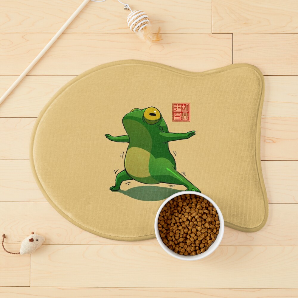 cute frog pattern Yoga Mat