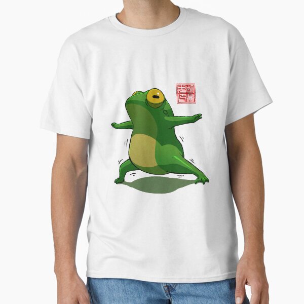 Aperçu de l'œuvre Yoga Grenouille Guerrier Deux Pose créée et vendue par DingHuArt.