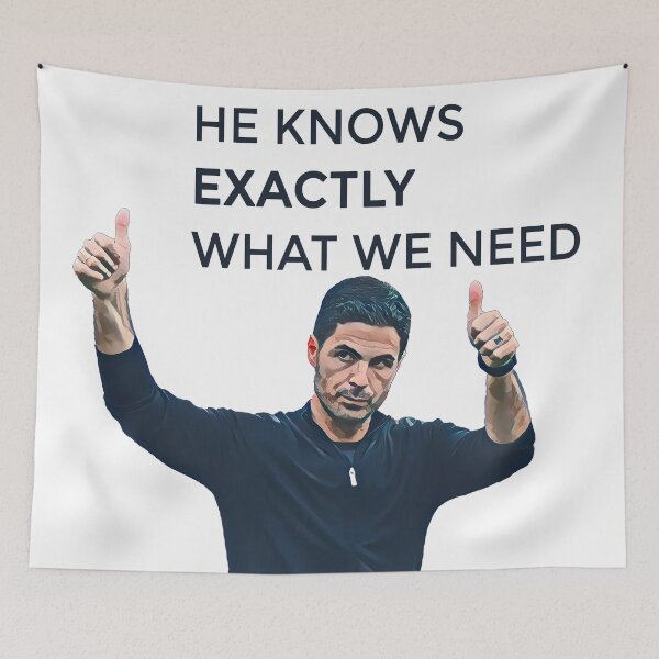 Item preview, Arteta - He Knows Exactly What We Need designed and sold by mebyme.