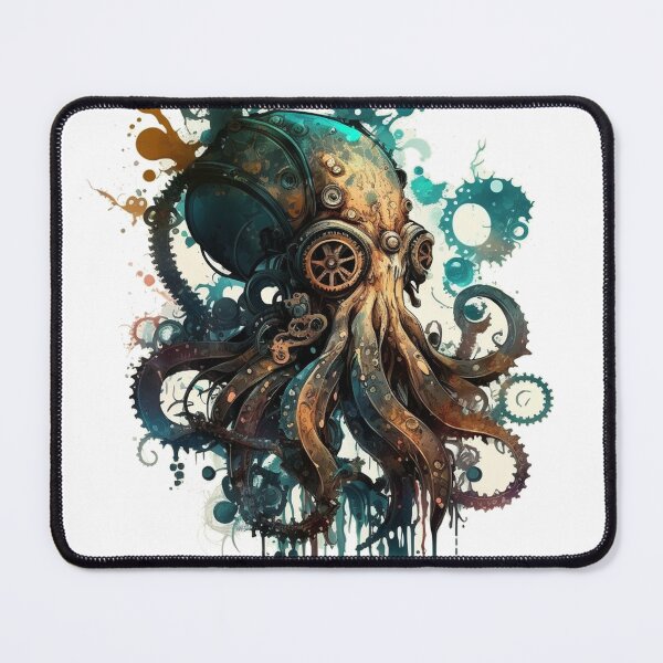 Item preview, Steampunk Animals - Mechanical Octopus #2 designed and sold by MindAsylum.