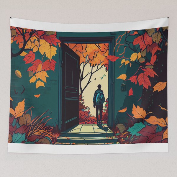 Item preview, Illustration of the front door of house, designed and sold by Ariadna de Raadt.