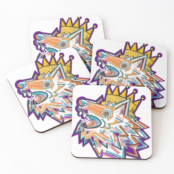 Item preview, COLOURFUL QUEEN WOLF PURPLE designed and sold by Marni Scofidio Desi9ns.