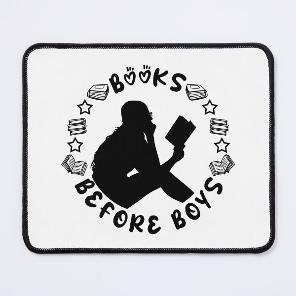 Item preview, Funny Books before boys for bookish girls designed and sold by shmodev.