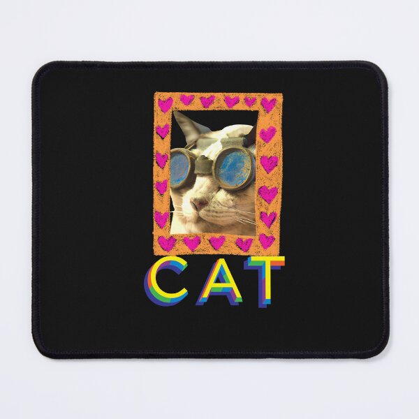 Item preview, cat daddy black cat vintage eighties style cat retro images designed and sold by starfishstuff.