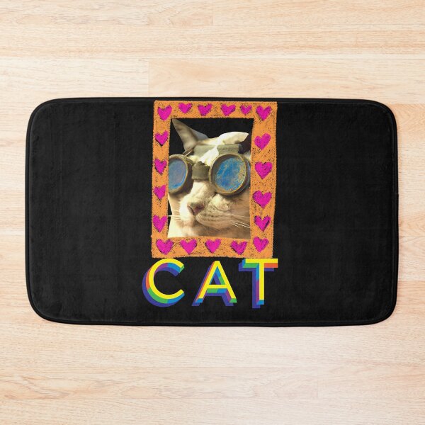 Item preview,  cat daddy black cat vintage eighties style cat retro images designed and sold by starfishstuff.