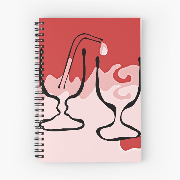 Item preview, Cups Pink and Red Background Vintage Style designed and sold by lalu05.