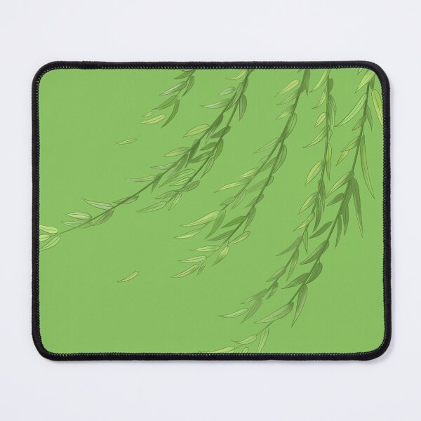 Item preview, Green willow tree watercolor illustration designed and sold by UnaWu533.