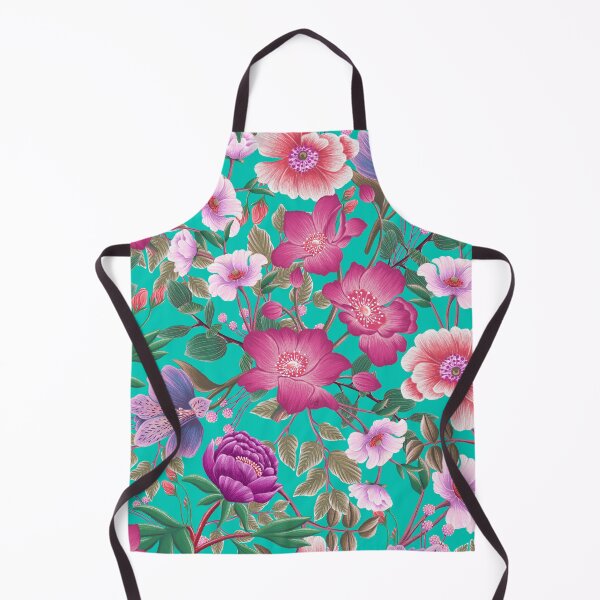 Item preview, Floral garden in pink tone with mint palate designed and sold by Kaushlydraw.
